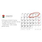 ASZTALI NAPTÁR 2025 - KISPÉNTEK ÉS BEBASZOMBAT